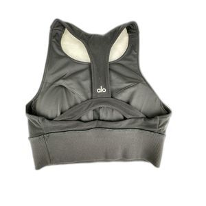Alo Yoga Black Velvet Sports-bra/Small/Great Condition!